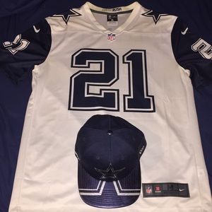 Ezekiel Elliott jersey Medium & cowboys snapback